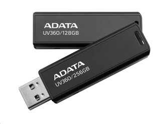 A-data 32GB UV360 Flash Disk, USB 3.2, Kovový, černa