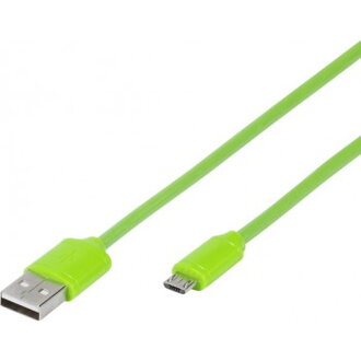 Vivanco Nabíjací kábel, micro USB, 1m, zelená