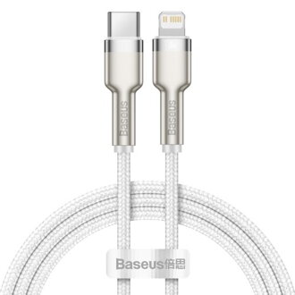 Baseus Cafule Series USB-C na Lightning PD 20W 1m nabíjací/dátový kábel, biely