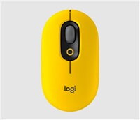 Logitech POP Mouse with emoji, blast yellow