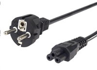 PremiumCord Napájací kábel pre NTB 230V, 2m (3pin C5, trojlístok, ´´Mickey Mouse´´)
