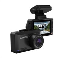 LAMAX T10 4K GPS kamera do auta, s hlásením radarov