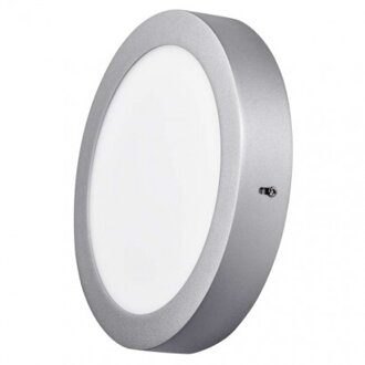 EMOS Lighting LED panel 224mm, kruhový prisadený strieborný, 18W neutr. b.
