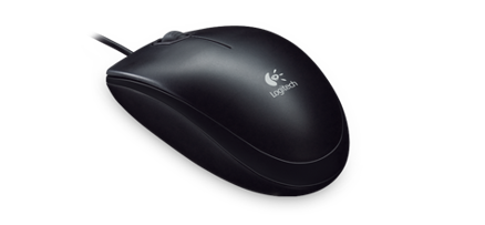 Logitech Mouse B100, black