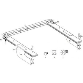 Beko 2985400200 spojovací medzikus práčka/sušička 