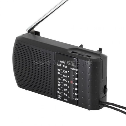 SAL RPC 3 Prenosné rádio, čierna