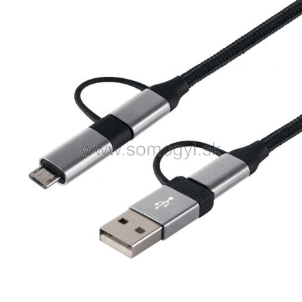 home USB nabíjací kábel, 4in1, 1.5m