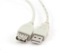 Gembird Kabel USB 2.0 A-A predlžovací 0,75m