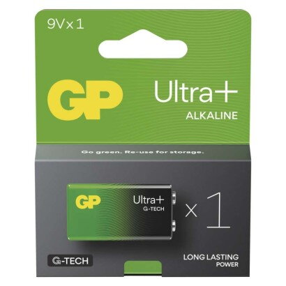 GP Alkalická batéria Ultra Plus 6LF22 (9V)