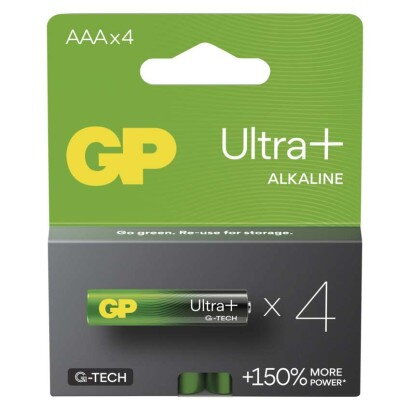 GP Alkalická batéria Ultra Plus LR03 (AAA)