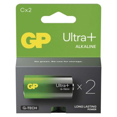 GP Alkalická batéria Ultra Plus LR14 (C)
