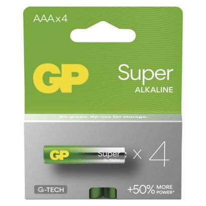 GP Alkalická batéria Super LR03 (AAA)