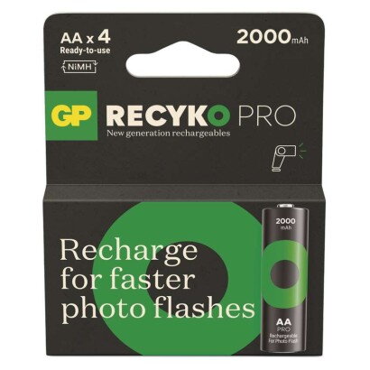 GP Nabíjacia batéria ReCyko Pro Photo Flash (AA) 4 ks