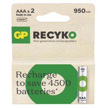 GP Nabíjacia batéria ReCyko 950 (AAA) 2 ks