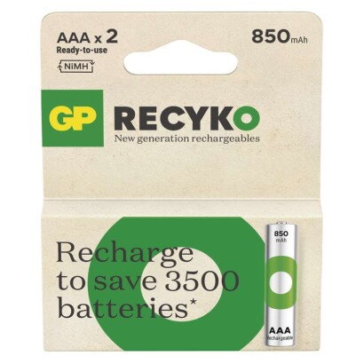 GP Nabíjacia batéria ReCyko 850 (AAA) 2 ks