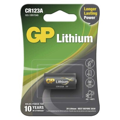 GP Lítiová batéria CR123A