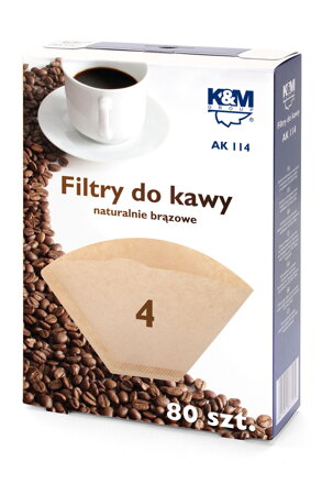 K&M Filter do kávovaru papierový AK 114