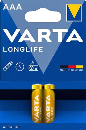 Varta Alkalická batéria LongLife LR03 (AAA) 2ks