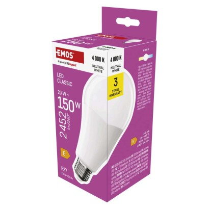 EMOS LED žiarovka Classic A80 20 W, ZQ5E83