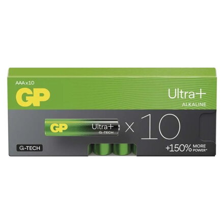 GP Alkalická batéria Ultra Plus LR03 (AAA) 10ks
