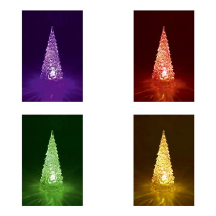 home CDM 12 LED dekorácia na stôl, stromček