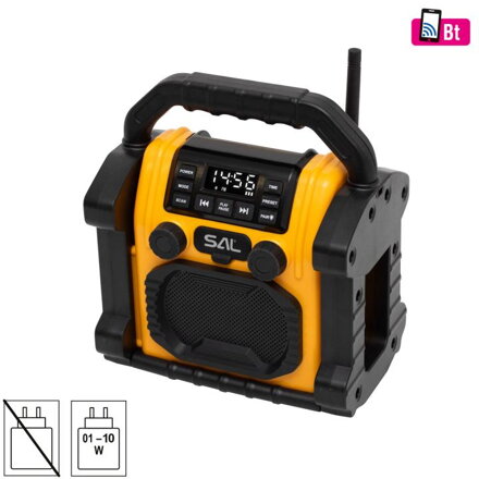 SAL BTWORKPRO Pracovné rádio a párty reproduktor