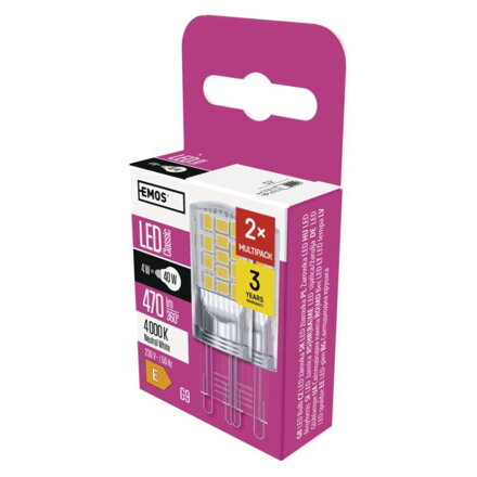 EMOS LED žiarovka G9 4 W ZQ9545.2