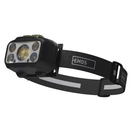 EMOS LED nabíjacia čelovka P3546, 550 lm, Li-Pol 1000 mAh / 3× AAA