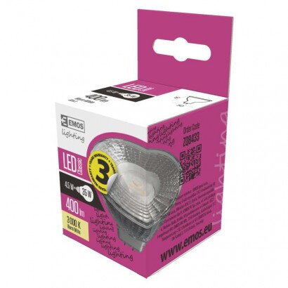 EMOS LED žiarovka Classic MR16, 4,5 W, ZQ8433