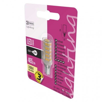 EMOS LED žiarovka Classic JC, 4,5 W, ZQ9140
