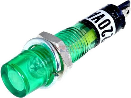 Kontrolka NI2 230V neón zelená