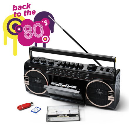 Ricatech PR1980 Ghettoblaster rádiomagnetofón