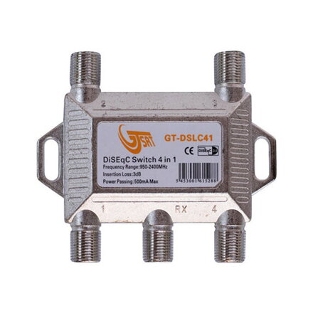 GT-SAT GT-DSLC41 prepínač DiSEqC 4x1
