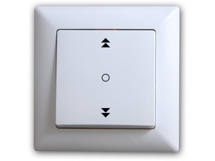 Gunsan Visage simple spínač na žalúzie biely