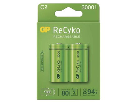 GP Batteries Nabíjacia batéria ReCyko 3000 (C) 2 ks