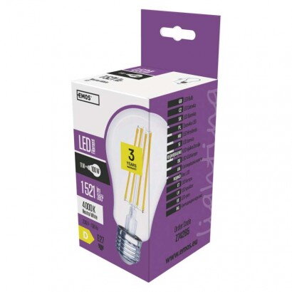 EMOS LED žiarovka FILAMENT A67, 11 W, Z74285