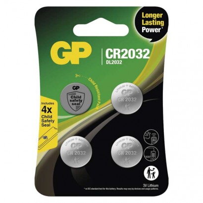 GP Batteries Lítiová gombíková batéria CR2032 bal. 4ks