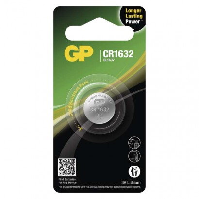 GP Lítiová gombíková batéria CR1632