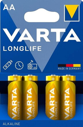 Varta Alkalická batéria LongLife LR6 (AA) 4ks