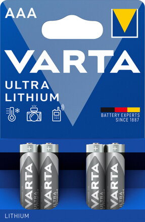 Varta Lítiová batéria Professional Lithium (AAA) 4ks