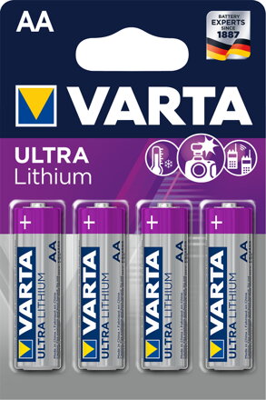 Varta Lítiová batéria Professional Lithium (AA) 4ks