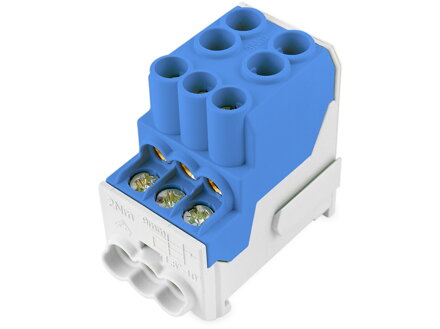 FIRN Krytá rozbočovacia svorkovnica modrá UVB 100A N/080010-1-4