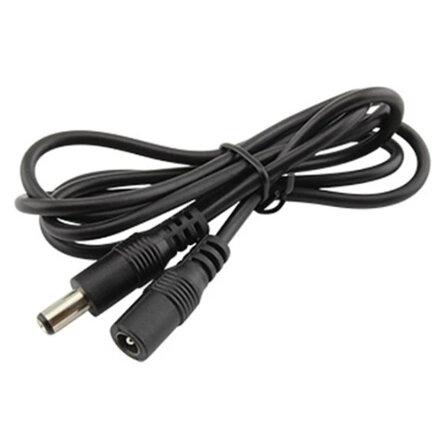 TIPA Kábel pre LED pásik predlžovací s konektormi DC 5,5 x 2,1mm, vidlica + zásuvka, 100cm
