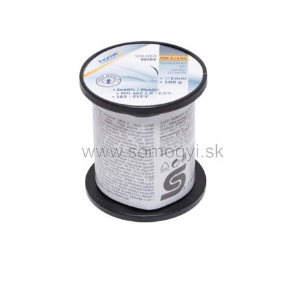 Cín s kalafúnou, 1mm, 100g