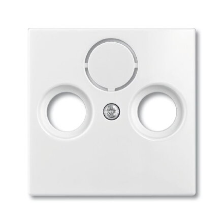 ABB Basic 55 Kryt TV+R+SAT biely