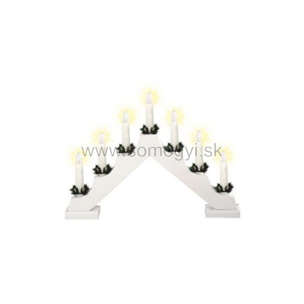 home KAD 03 svietnik pyramída, 30 x 40 cm,  teplá biela  