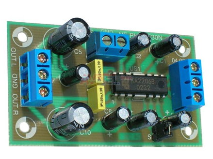 NE530 zosilňovač - mini 2x4W/stereo