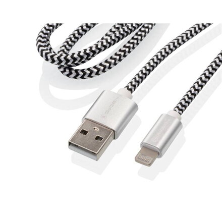 GoGEN USB / lightning, 1m, opletený
