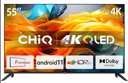 CHIQ CHiQ U55QG7L Ultra HD Android LED TV 55"