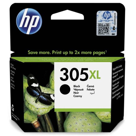 HP Inc. 305XL čierna atramentová kazeta (240 strán))